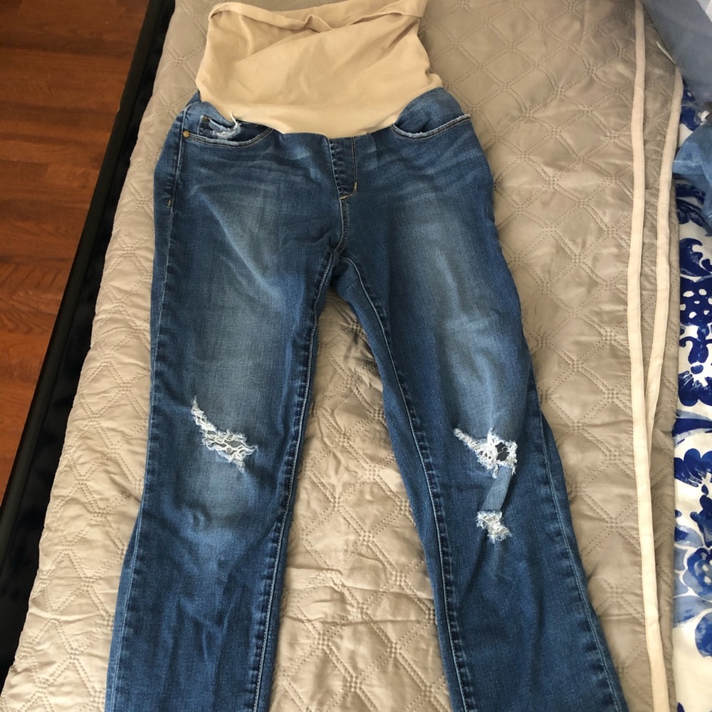 Articles of Society Belly Band Maternity Jeans